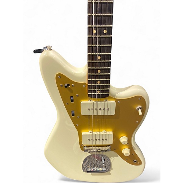 Used Squier J Mascis Jazzmaster Olympic White Solid Body Electric Guitar