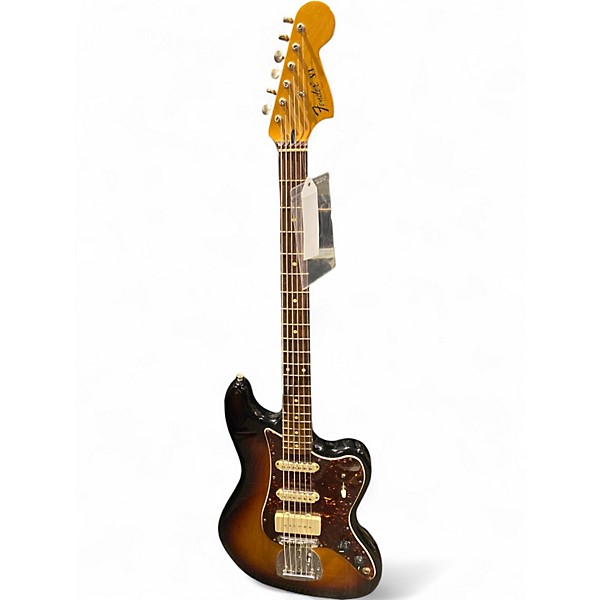 Used Fender Pawn Shop Bass VI 3 Color Sunburst Electric Bass Guitar