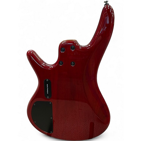 Used Ibanez GSR200 Trans Red Electric Bass Guitar