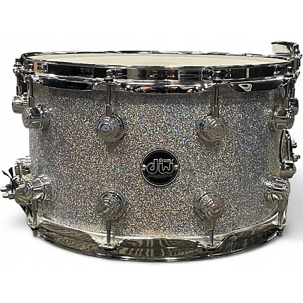 Used DW 8X14 Performance Series Steel Snare Diamond nebula Drum