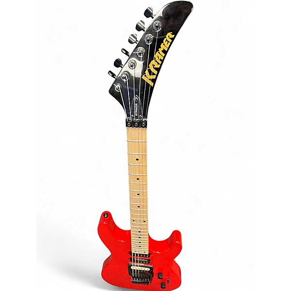 Used Kramer Striker Custom red Solid Body Electric Guitar