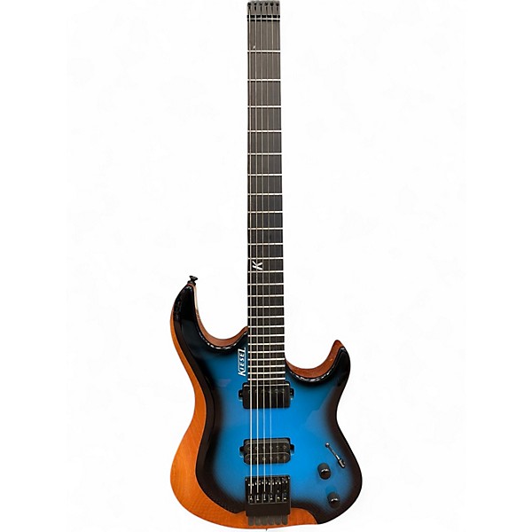 Used Kiesel Osiris 6 Blue Solid Body Electric Guitar