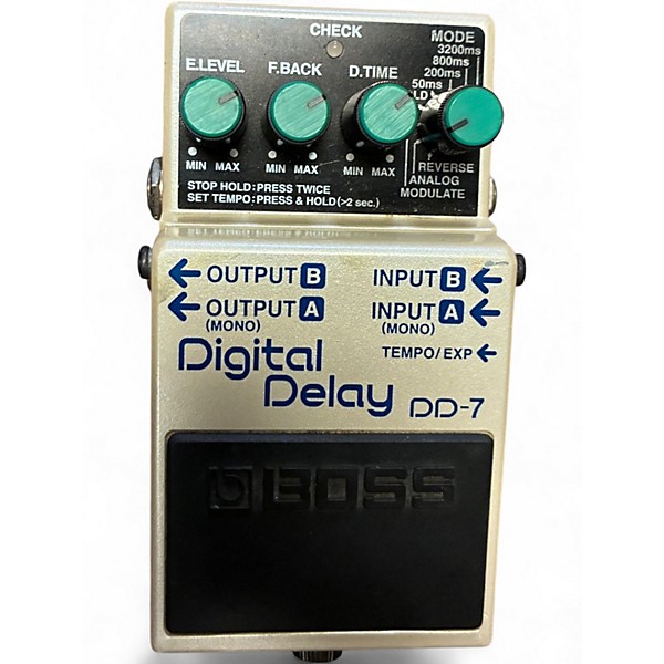 Used BOSS DD7 Digital Delay Effect Pedal