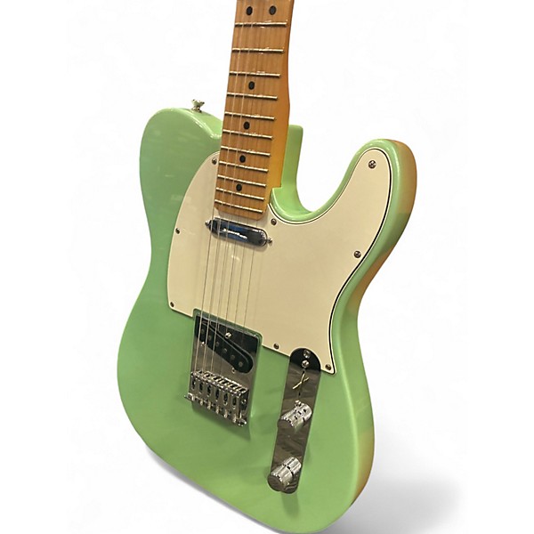 Used 2021 Fender Player Telecaster Surf Pearl Solid Body Electric Guitar