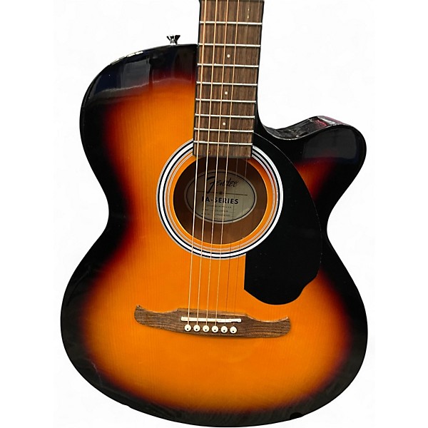 Used Fender  FA 135CE 2 Color Sunburst Acoustic Guitar