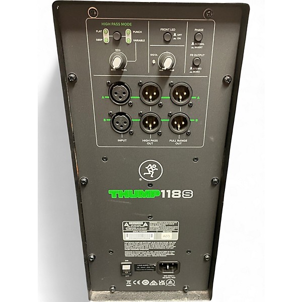 Used Mackie Thump 118S Powered Subwoofer