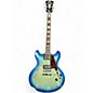 Used D'Angelico Premier Series DC Blue Burst Hollow Body Electric Guitar thumbnail