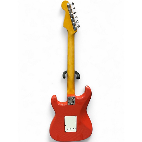 Used Fender 1961 American vintage II stratocaster Fiesta Red Solid Body Electric Guitar