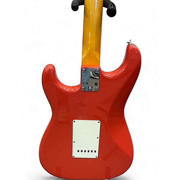 Used Fender 1961 American vintage II stratocaster Fiesta Red Solid Body Electric Guitar