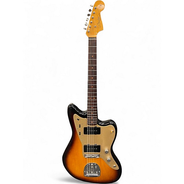 Used Fender Limited Edition USA 60th Anniversary 1958 Jazzmaster 2 Color Sunburst Solid Body Electric Guitar