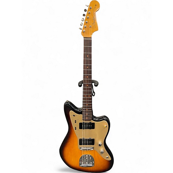 Used Fender Limited Edition USA 60th Anniversary 1958 Jazzmaster 2 Color Sunburst Solid Body Electric Guitar
