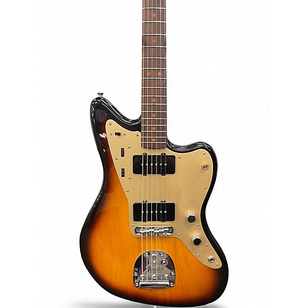 Used Fender Limited Edition USA 60th Anniversary 1958 Jazzmaster 2 Color Sunburst Solid Body Electric Guitar