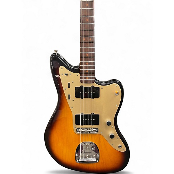 Used Fender Limited Edition USA 60th Anniversary 1958 Jazzmaster 2 Color Sunburst Solid Body Electric Guitar