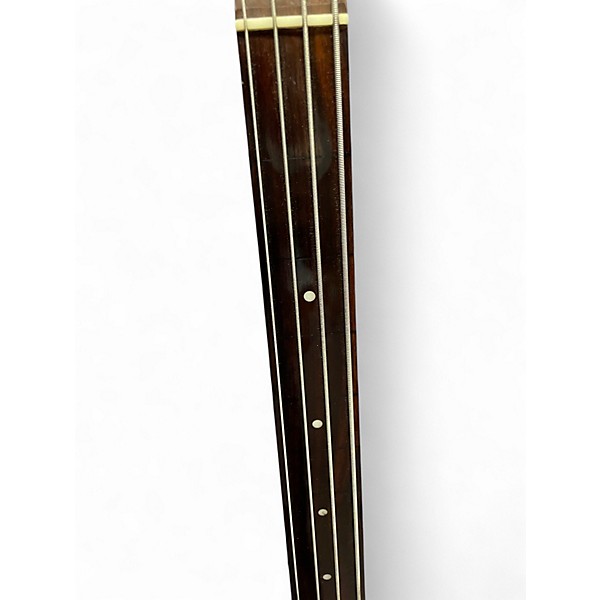 Used Fullerton Fretless P Bass Black Electric Bass Guitar