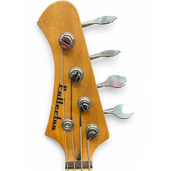 Used Fullerton Fretless P Bass Black Electric Bass Guitar