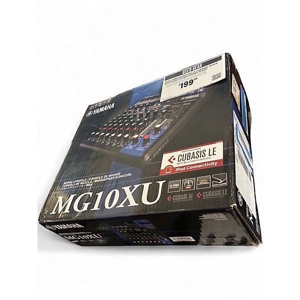 Used Yamaha MG10XU 10 Channel Mixer with Effects Unpowered Mixer