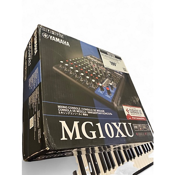 Used Yamaha MG10XU 10 Channel Mixer with Effects Unpowered Mixer