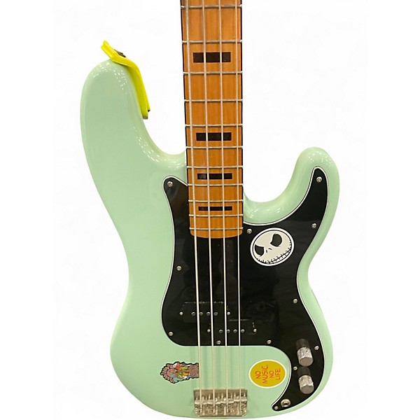 Used Squier Classic Vibe 1970S Precision Bass Surf Green Electric Bass Guitar