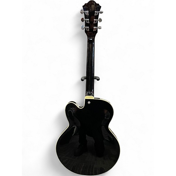 Used 2010s Ibanez AFS75 Artcore Black Hollow Body Electric Guitar