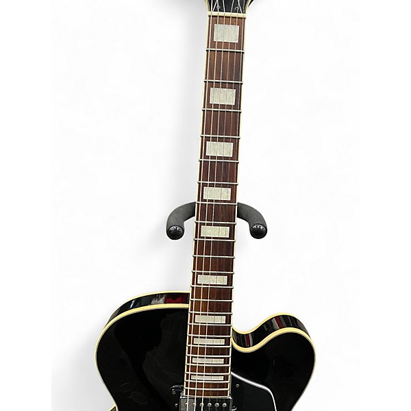 Used 2010s Ibanez AFS75 Artcore Black Hollow Body Electric Guitar