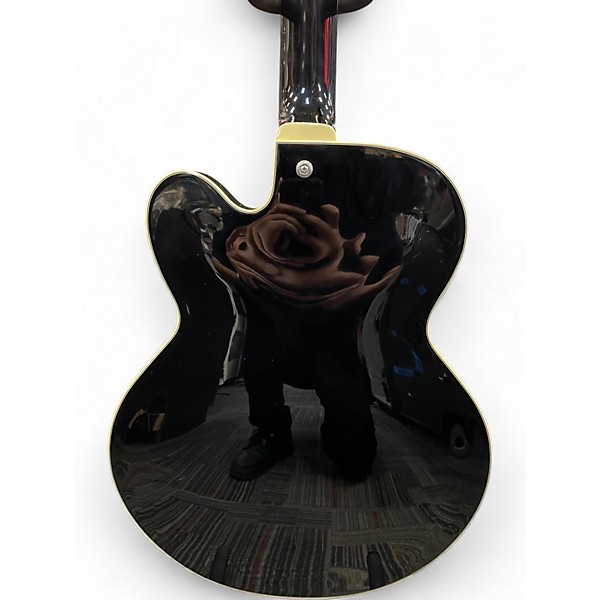 Used 2010s Ibanez AFS75 Artcore Black Hollow Body Electric Guitar