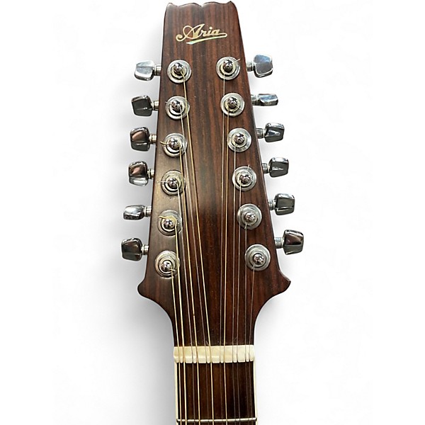 Used Aria SW20T 12-string Natural 12 String Acoustic Guitar