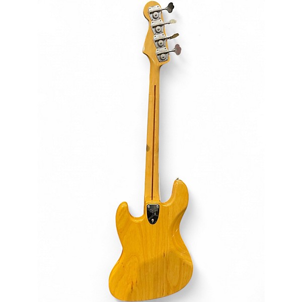 Used Fender Marcus Miller Signature Jazz Bass Natural Electric Bass Guitar