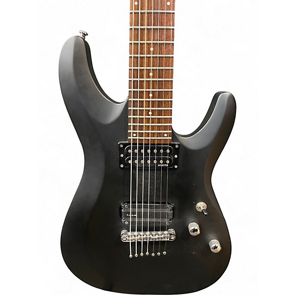 Used Schecter Guitar Research C7 DELUXE Satin Black Solid Body Electric Guitar