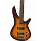 Used Ibanez SR375F 5 String Brown Sunburst Electric Bass Guitar