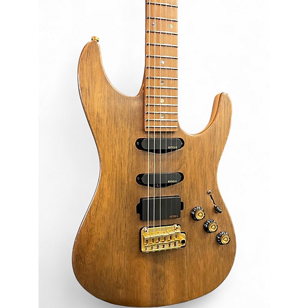 Used Ibanez Prestige Series TQM1 Tom Quayle Signature Natural Solid Body Electric Guitar