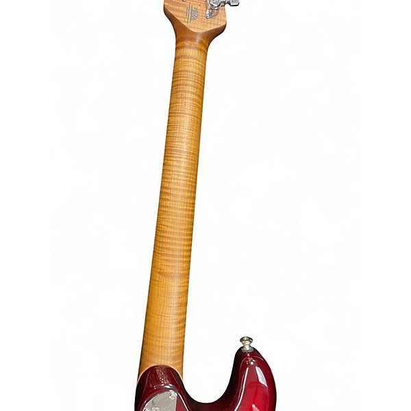 Used 2021 Ernie Ball Music Man STINGRAY RS HH GUITAR BURNT AMBER Solid Body Electric Guitar