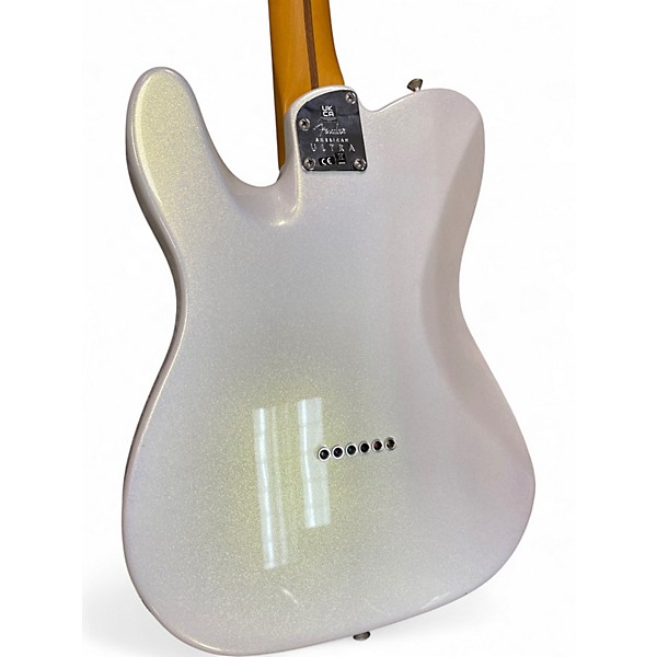 Used 2022 Fender American Ultra Telecaster Arctic White Solid Body Electric Guitar