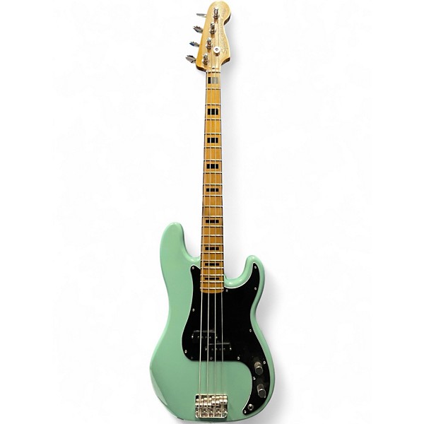 Used 2024 Squier Classic Vibe 1970S Precision Bass Seafoam Green Electric Bass Guitar
