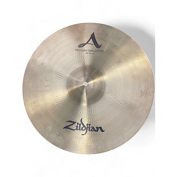 Used Zildjian 18in A Series Medium Thin Crash Cymbal