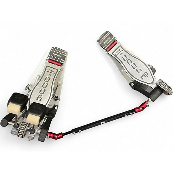 Used DW 9000 Series Double Double Bass Drum Pedal