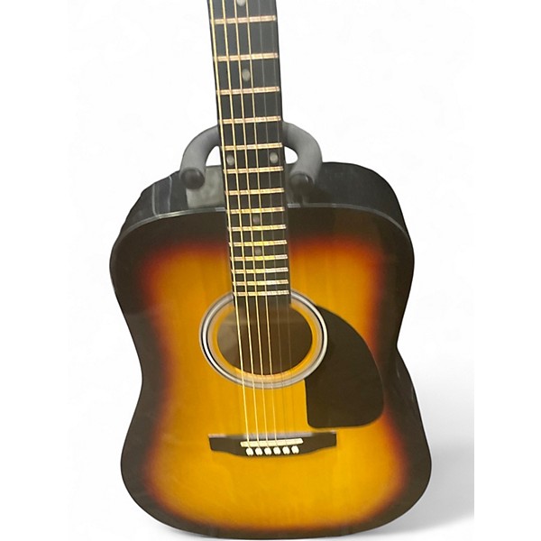 Used Squire SA-150 3 Color Sunburst Acoustic Guitar