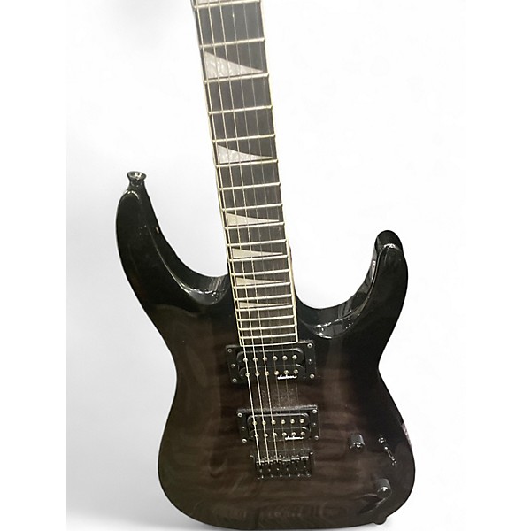 Used Jackson Dinky Translucent Black Solid Body Electric Guitar