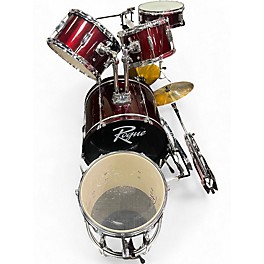 Used Rogue 5 Piece big kicker red Drum Kit