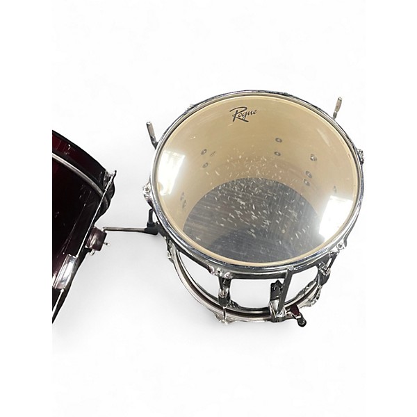 Used Rogue 5 Piece big kicker red Drum Kit