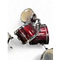 Used Rogue 5 Piece big kicker red Drum Kit