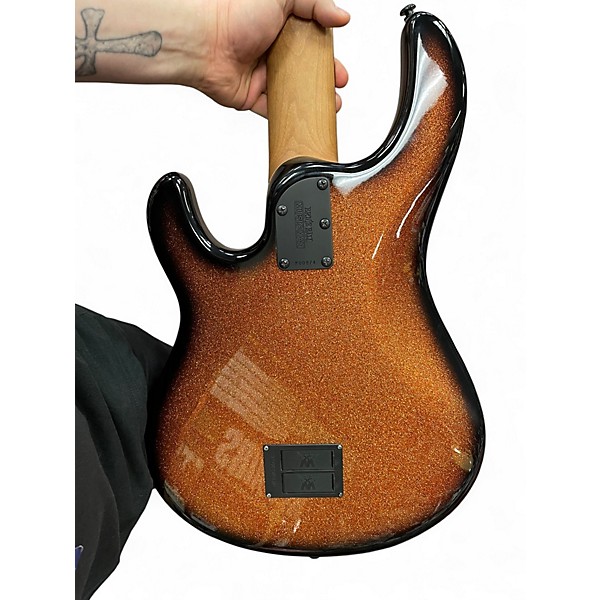Used Ernie Ball Music Man StingRay Special HH LIMITED EDITION HARVEST ORANGE Electric Bass Guitar