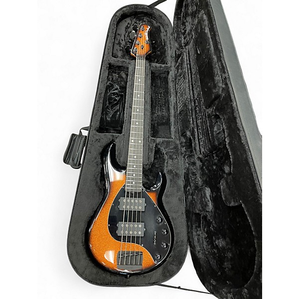 Used Ernie Ball Music Man StingRay Special HH LIMITED EDITION HARVEST ORANGE Electric Bass Guitar