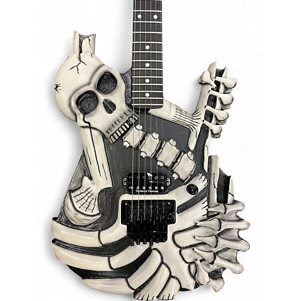 Used Xray Guitar Bootleg Bones George Lynch Skeleton Solid Body Electric Guitar