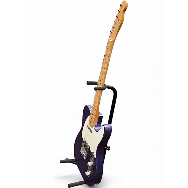 Used Fender Road Worn 1950S Telecaster PURPLE METALLIC Solid Body Electric Guitar