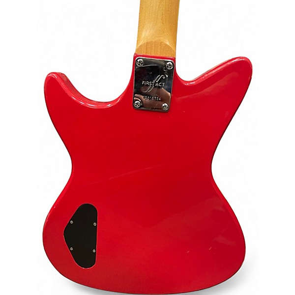 Used First Act ME579 RED AND WHITE Solid Body Electric Guitar
