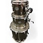 Used Yamaha 4 Piece Stage Custom Silver Drum Kit