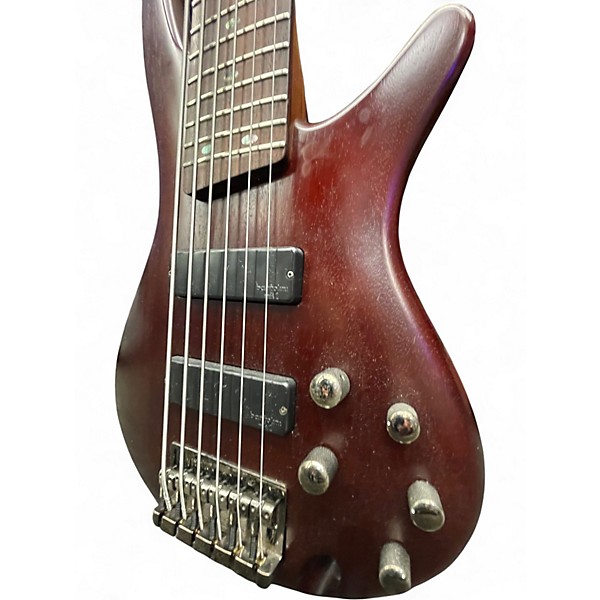 Used Ibanez SR506 6 String Mahogany Electric Bass Guitar