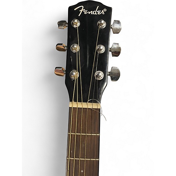 Used Fender CD140SCE Black Acoustic Electric Guitar