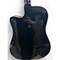 Used Fender CD140SCE Black Acoustic Electric Guitar