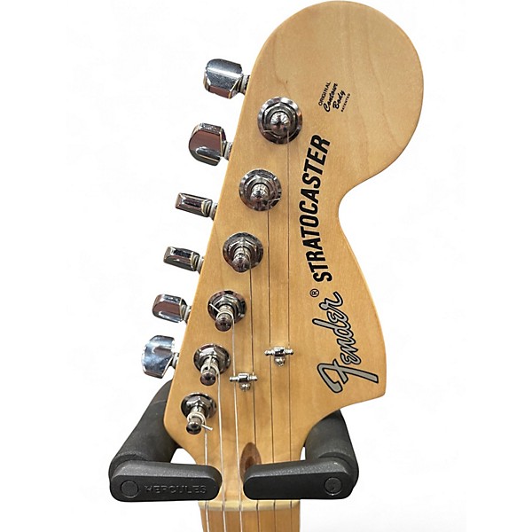 Used Fender American Performer Stratocaster HSS Satin Lake Placid Blue Solid Body Electric Guitar